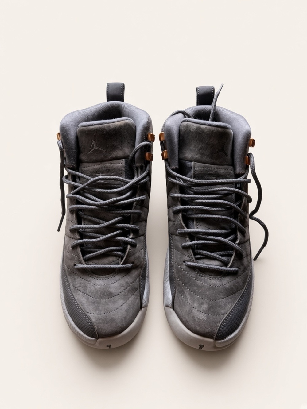 Air Jordan 12 Retro GS Dark Grey Wolf Grey